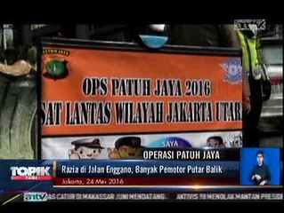 Takut Dirazia, Pemotor Nekat Serempet Polisi