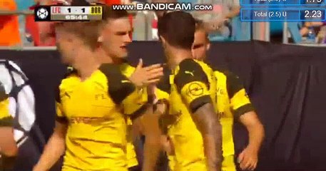 Christian Pulisic  Goal HD - Liverpool 1 - 1 Borussia Dortmund - 22.07.2018 (Full Replay)