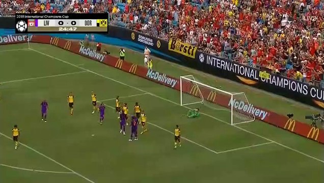 Virgil van Dijk Goal - Liverpool vs Borussia Dortmund 1-0 22/07/2018