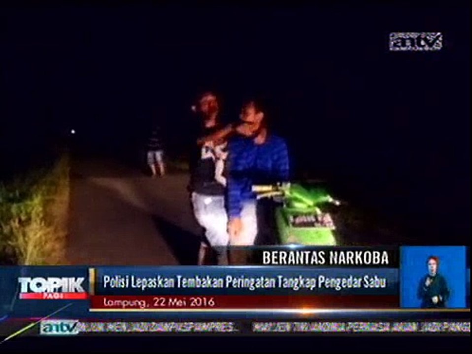 Lepaskan Tembakan Peringatan, Polisi Tangkap Pengedar Sabu