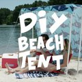 Throw some shade with this DIY tent made from a shower curtain. ⛱ HGTV's Beach Week runs until July 22! See more on our site >>   If you're not the DIY ty