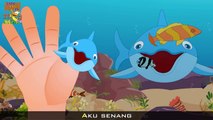 Keluarga Jari | Lumba lumba | Lagu Anak TV | Dolphin Finger Family in Bahasa Indonesia