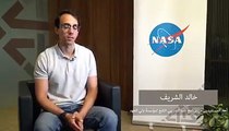 باشر المهندس خالد الشريف، أحد الطلبة المستفيدين من برنامج التعاون المخصص لتنفيذ البرنامج التدريبي مع ناسا، عمله كمهندس حاسوب في وكالة الفضاء الأمريكيّة ناسا، في