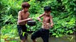 Primitive Technology - Catch crab in water and cooking - eating delicious