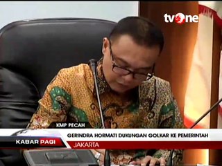 Gerindra Hormati Langkah Golkar Gabung dengan Pemerintah