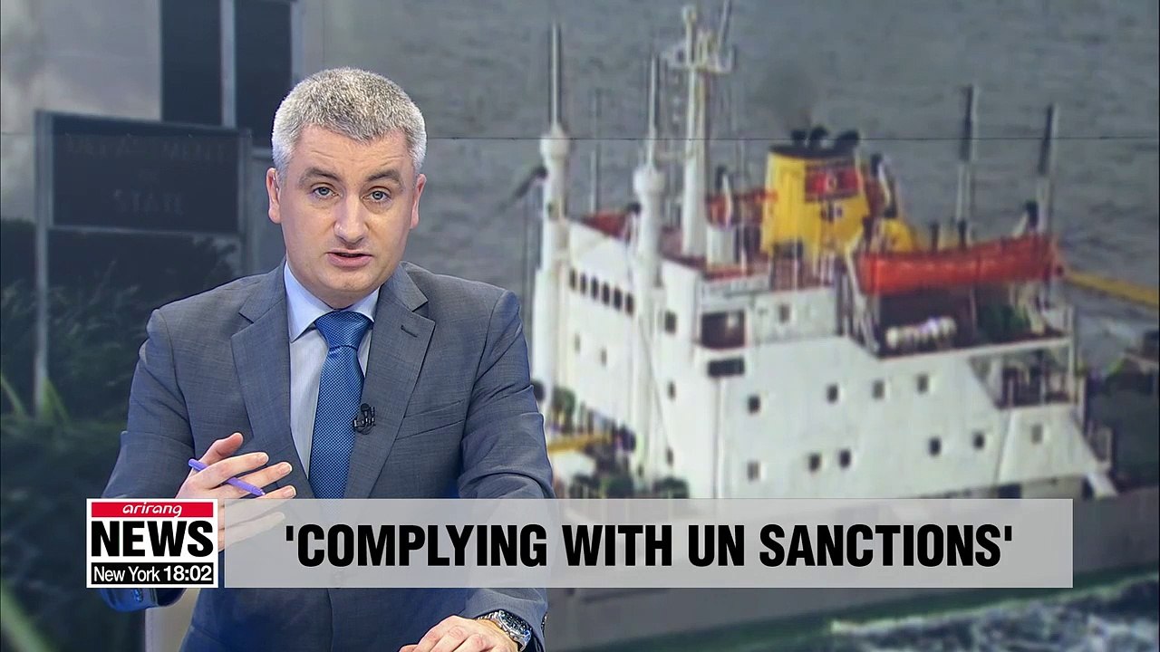 South Korea complying with all maritime implementations: U.S. State Dept.