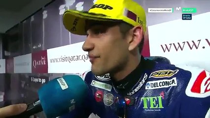 Declaraciones de Jorge MARTIN tras ganar el GP de Qatar 2018 de Moto3