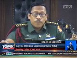 Anggota TNI Bandar Sabu Divonis Seumur Hidup