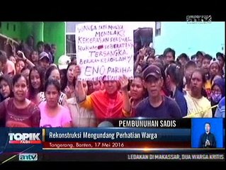 Rekonstruksi Pembunuhan Sadis Eno Pariha