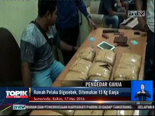 Rumah Pengedar Digerebek, Polisi Temukan 15 Kg Ganja