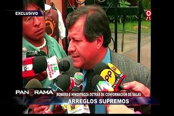 Arreglos Supremos: Romero e Hinostroza detrás de conformación de salas