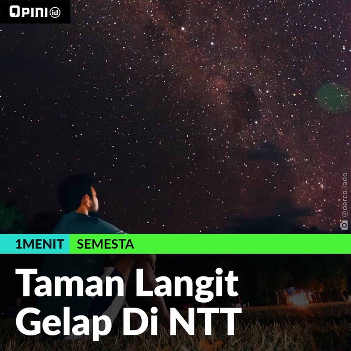 #1MENIT | Taman Langit Gelap Di NTT