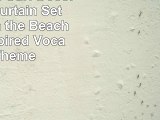 Ambesonne Surf Decor Shower Curtain Set Minivan on the Beach Retro Inspired Vocation Theme