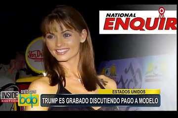Donald Trump fue grabado mientras discutía pagos a una exmodelo de Playboy