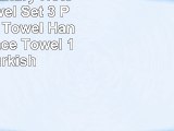 La Calla Luxury Hotel Bath Towel Set  3 Pieces Bath Towel Hand Towel Face Towel  100