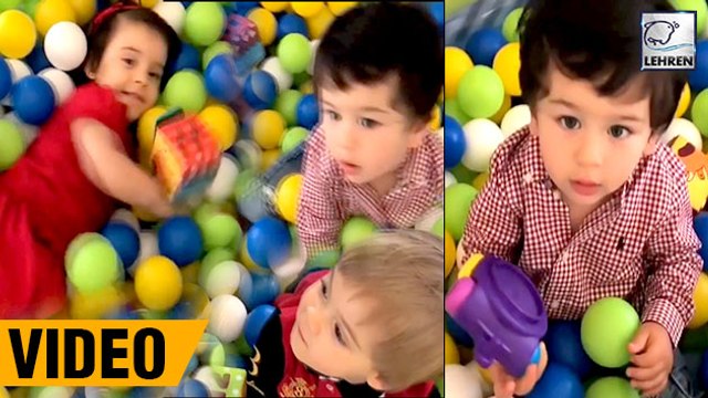 Taimur Ali Khan Plays With Yash And Roohi Johar As Mommy Kareena Looks On