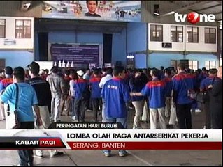 Peringati Hari Buruh, Ribuan Pekerja Ikuti Aneka Perlombaan