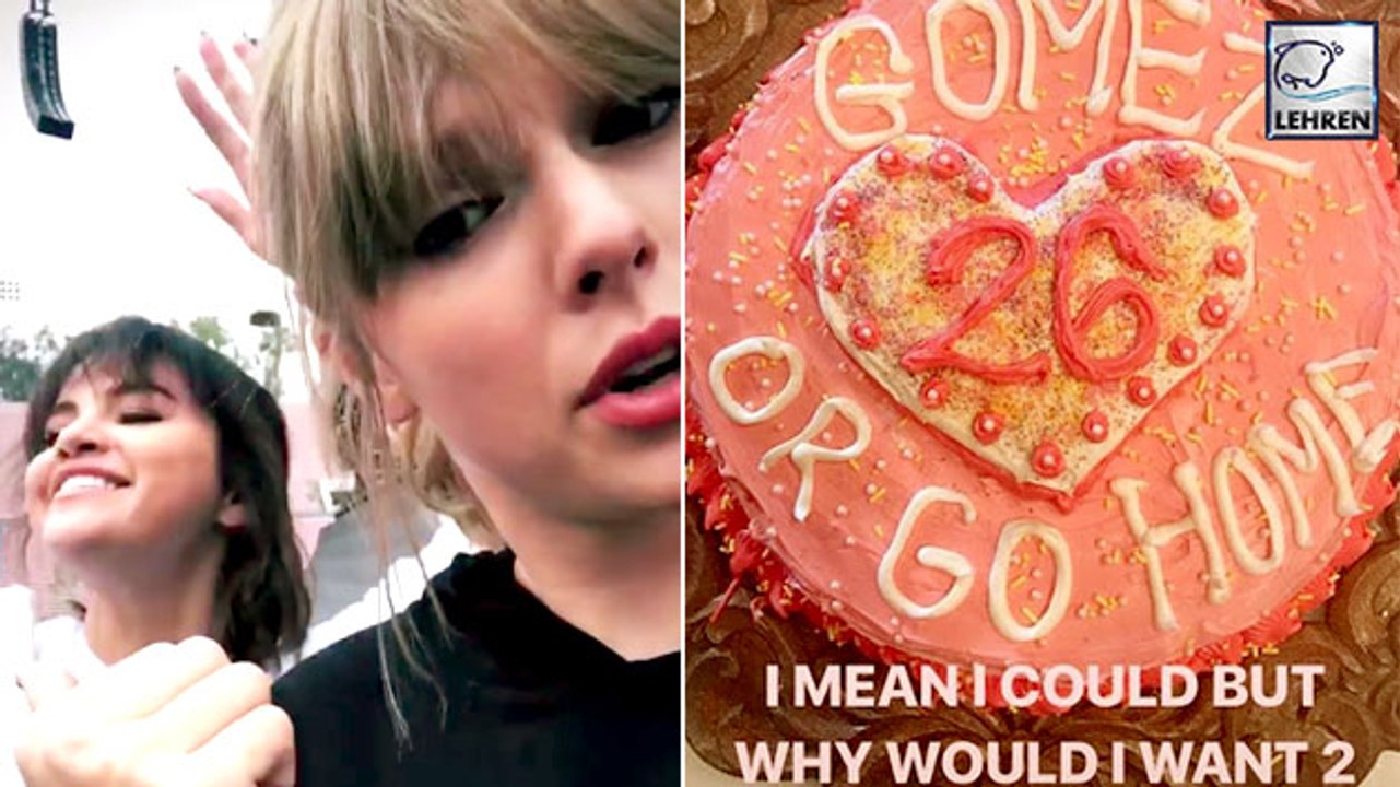 Taylor Swift Celebrates Selena Gomez's Birthday With A Hilarious Cake