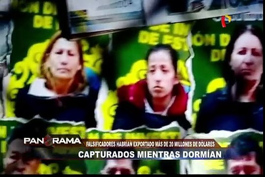 Capturados mientras dormían: falsificadores habrían exportado más de $ 20 millones