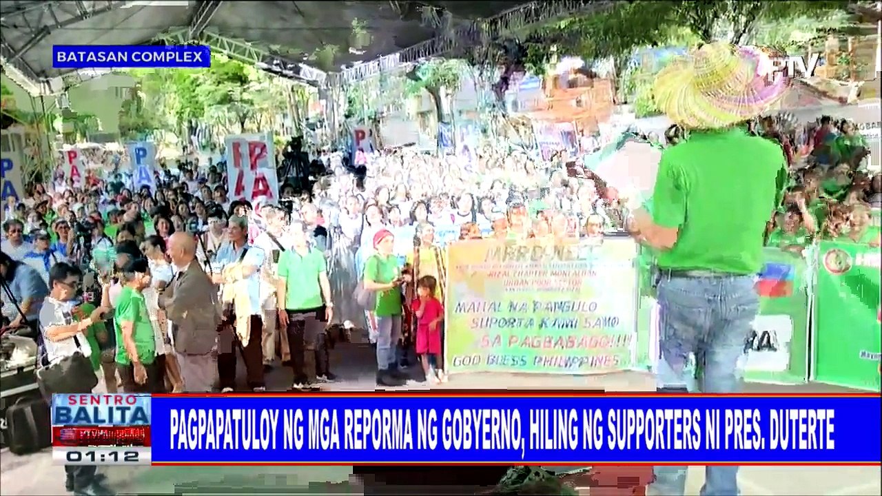 Pagpapatuloy ng reporma ng gobyerno, hiling ng supporters ni Pres. #Duterte