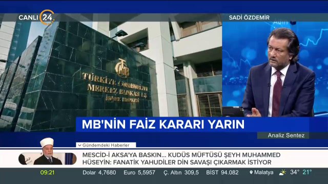 Merkez Bankası faiz konusunda yarın karar verecek