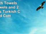 Premium 6 Piece Towel Set 2 Bath Towels 2 Hand Towels and 2 Washcloths  Turkish Combed
