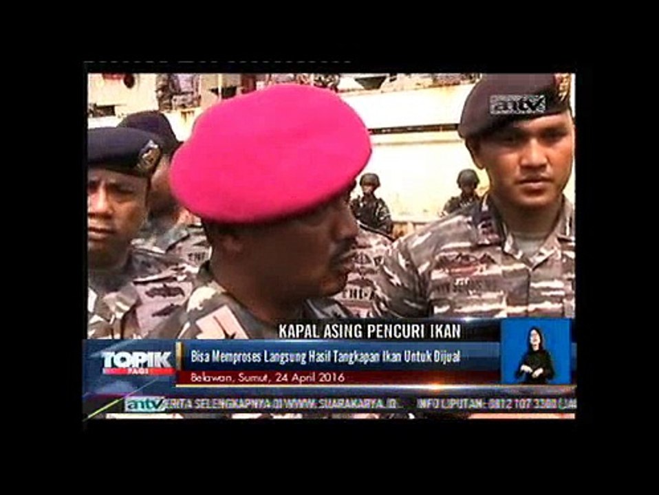 Kapal Asing Pencuri Ikan Ditangkap Bersama 29 ABK