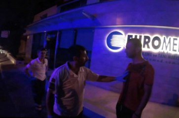 Ambulans Şoförünün Darp Edilme Anı Kamerada