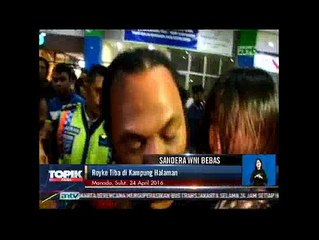 Sandera WNI Bebas, Royke Tiba di Kampung Halaman