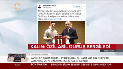 Adalet Bakanı Gül: Mesut Özil, faşizim virüsüne karşı