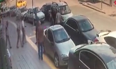 Ankara'da silahlı kavga güvenlik kamerasında