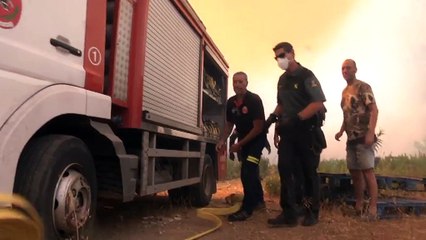 Noticia | El fuego calcina más de sesenta hectáreas de monte en Ceuta 23/7/2018