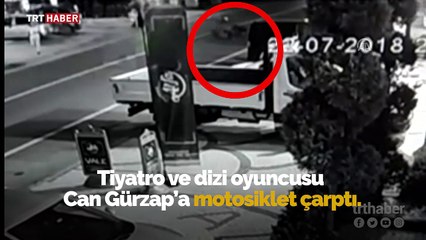 Tiyatro oyuncusu Can Gürzap trafik kazası geçirdi