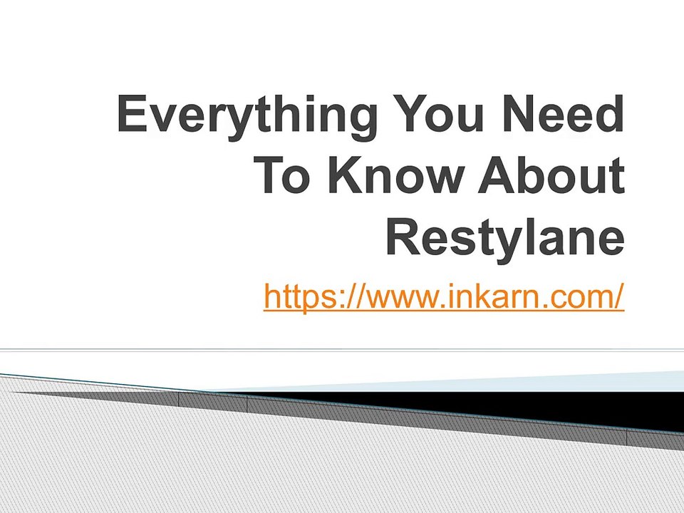 Everything You Need To Know About Restylane