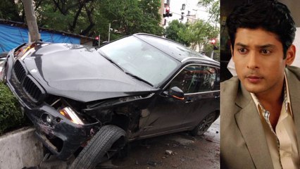 TV actor Sidharth Shukla rams his BMW into divider