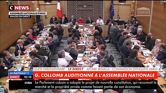 EN DIRECT - Affaire Alexandre Benalla - Audition Collomb: Je condamne avec la plus grande fermeté les actes de monsieur Benalla que ce soit pendant le 1er mai ou après le 1er mai