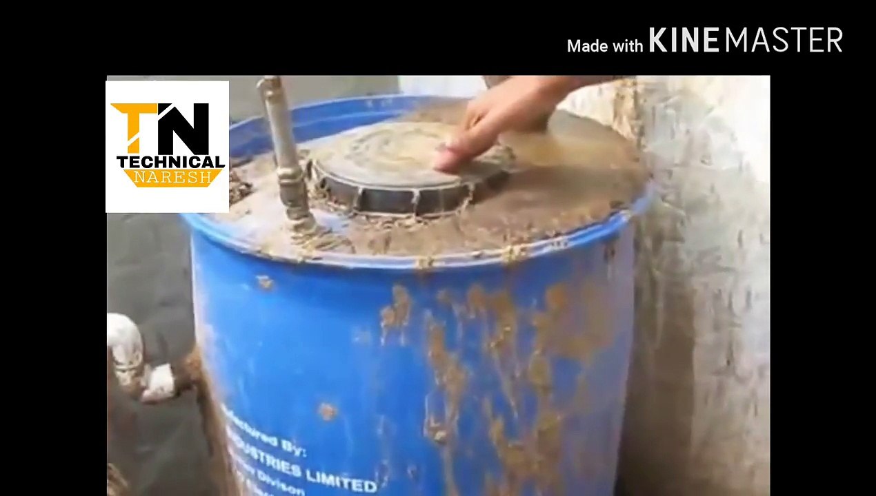 {Hindi}How to make biogas plant at home in hindi -- how to produce biogas from cow dung