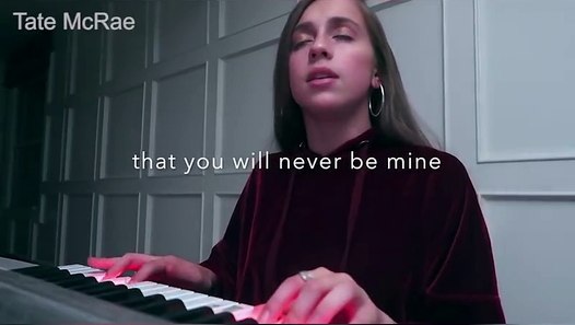 Tate Mcrae's song "One Day" has over 11 Million views on YT, and was #1