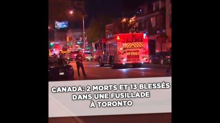 Canada: Un tireur fait un mort et 13 blessés à Toronto