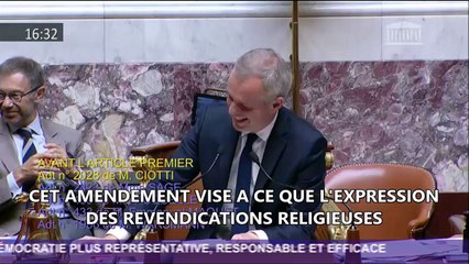 Révision constitutionnelle - amendement pour une laïcité exigeante