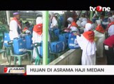 Hujan di Asrama Haji Medan, Jemaah Calon Haji Terpeleset