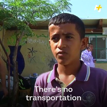 It's back to school already for these Palestinian children ... as Israel threatens demolition.