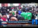 Nekat Jebol Lapangan, Suporter Ditembaki Polisi