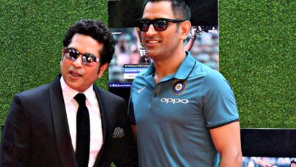 Sachin Tendulkar Responds On Dhoni Retirement