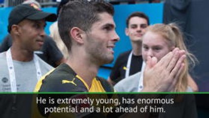 Pulisic has 'enormous potential' - Favre