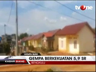 Gempa 5,9 SR Guncang Bengkulu