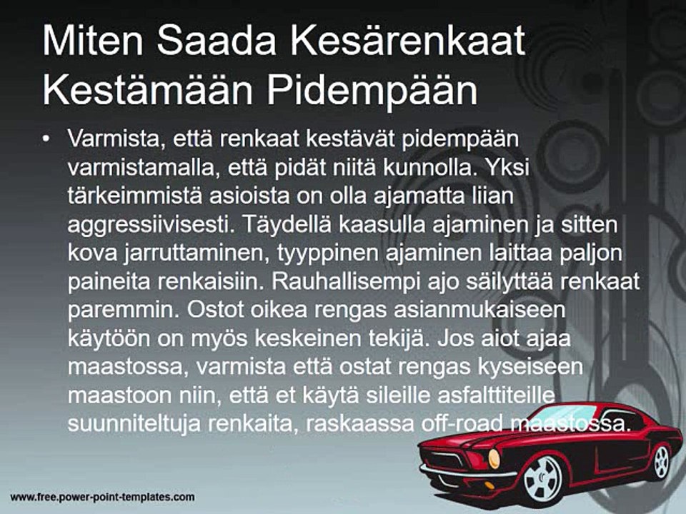 Miten Saada Kesärenkaat Kestämään Pidempään