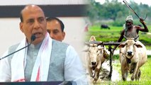 Rajnath Singh assures Modi Government works to empower Farmers | Oneindia News