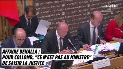 Affaire Benalla : pour Collomb, "ce n'est pas au ministre" de saisir la justice, mais l'Elysée et la préfecture de police