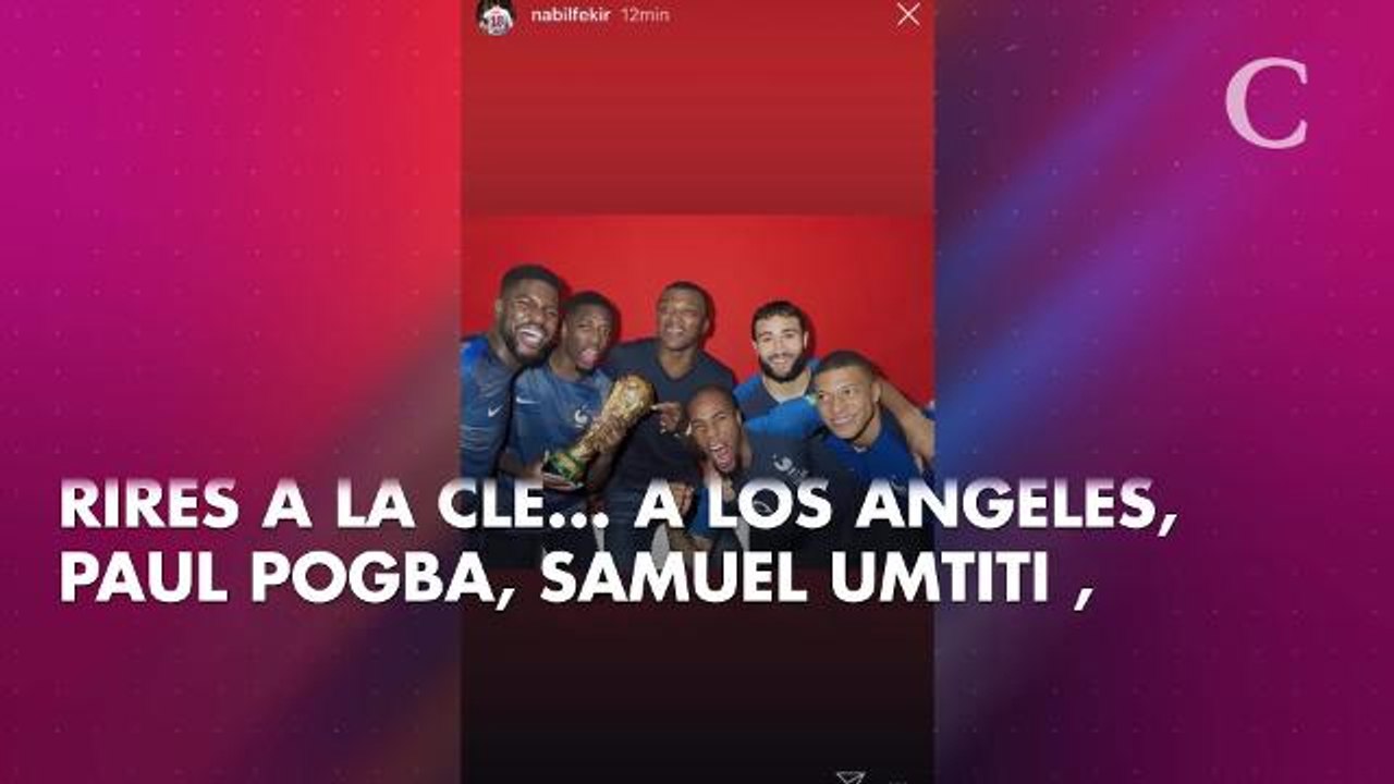 PHOTOS. Les vacances des Bleus : les mots d'amour de Benjamin Pavard, la virée fun de Steve Mandanda avec son fils